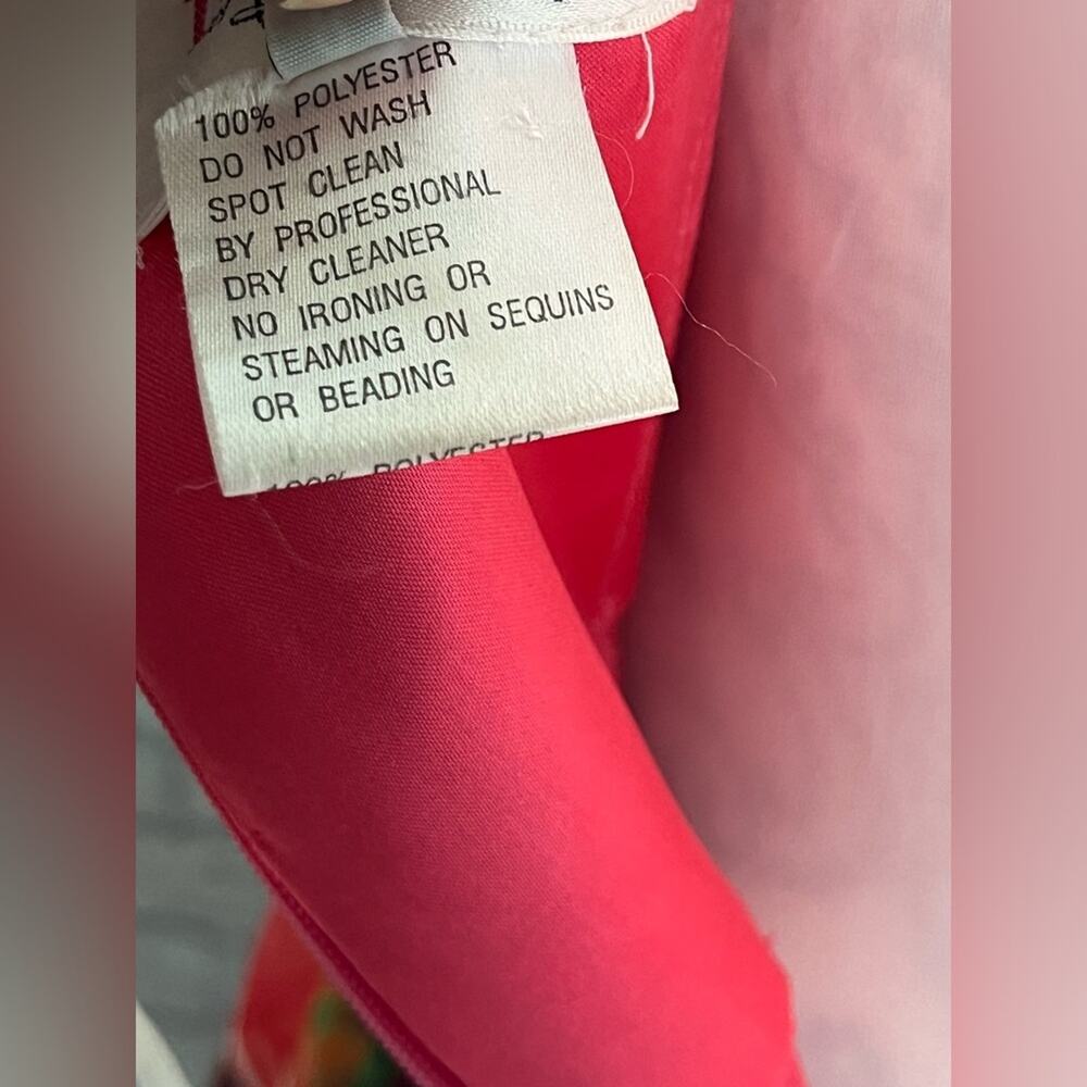 Frenchy by Heather French Henry Colorful Boho Strapless Chiffon Maxi Gown - Picture 4 of 12